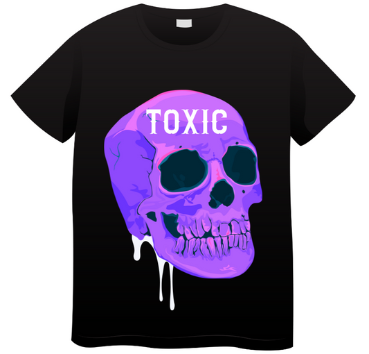 toxic skull t shirt *limited Edition*